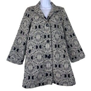 Original Penguin by Munsingwear  Women's Size P Paisley Tapestry Coat